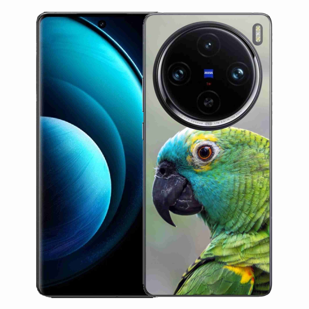 Gelový kryt mmCase na Vivo X100 Pro 5G - papoušek amazoňan