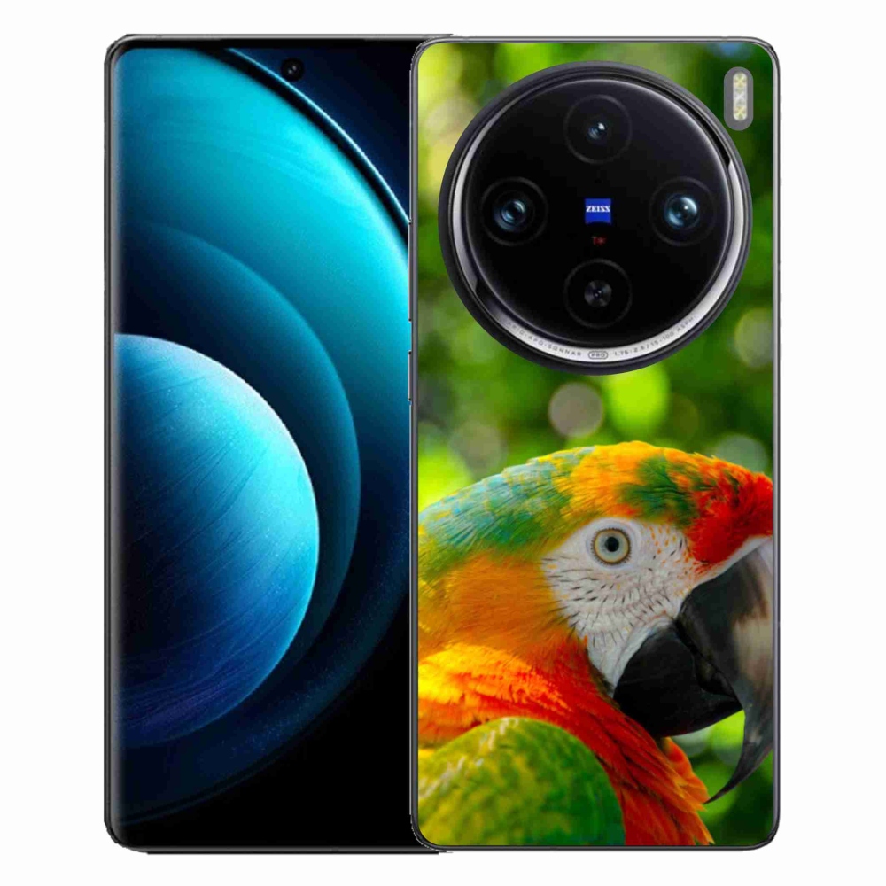 Gelový kryt mmCase na Vivo X100 Pro 5G - papoušek ara 3