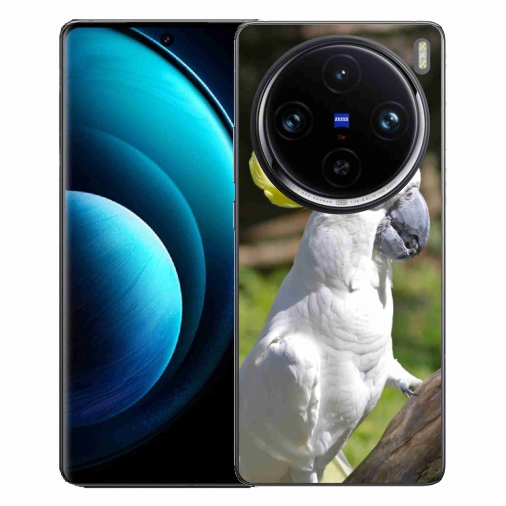 Gelový kryt mmCase na Vivo X100 Pro 5G - papoušek kakadu 2