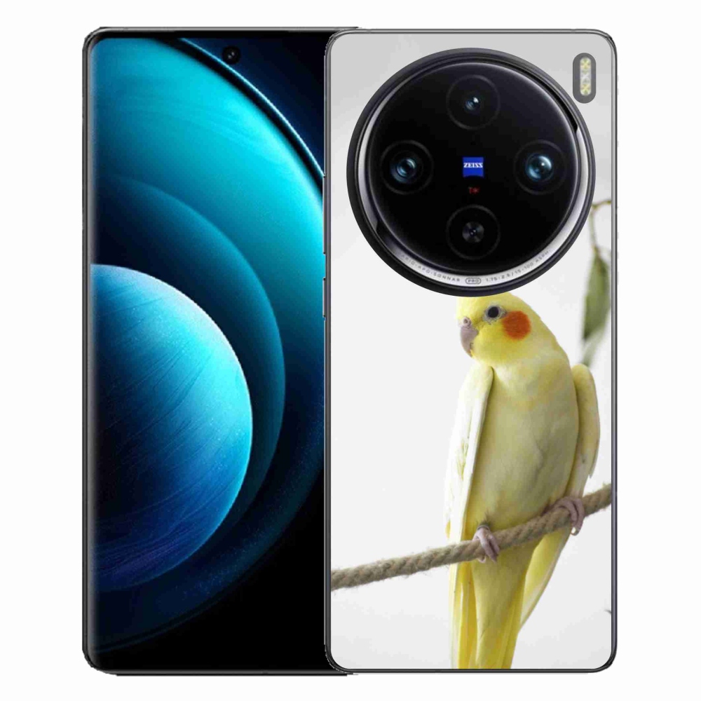 Gelový kryt mmCase na Vivo X100 Pro 5G - papoušek korela chocholatá