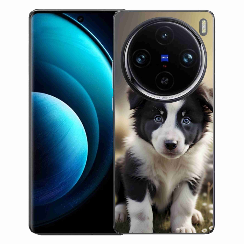 Gelový kryt mmCase na Vivo X100 Pro 5G - roztomilá border kolie