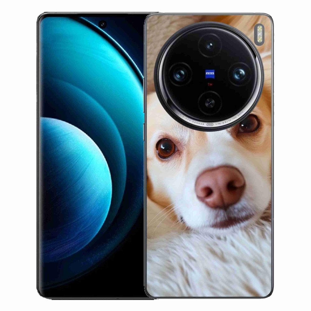 Gelový kryt mmCase na Vivo X100 Pro 5G - Roztomilá čivava
