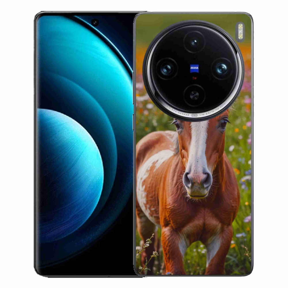 Gelový kryt mmCase na Vivo X100 Pro 5G - roztomilé hříbě