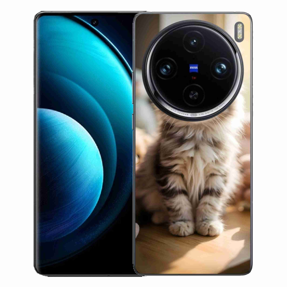 Gelový kryt mmCase na Vivo X100 Pro 5G - roztomilé kotě 10