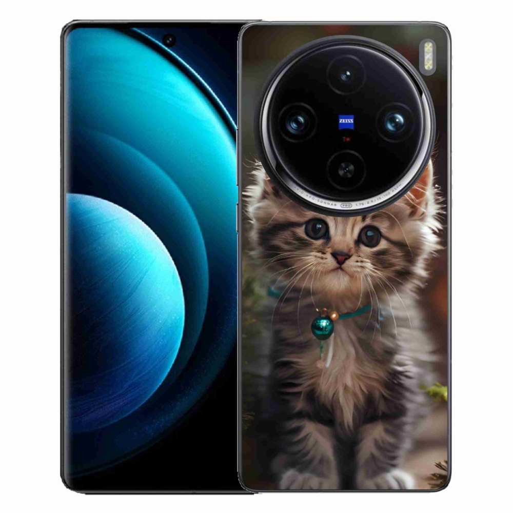 Gelový kryt mmCase na Vivo X100 Pro 5G - roztomilé kotě 11