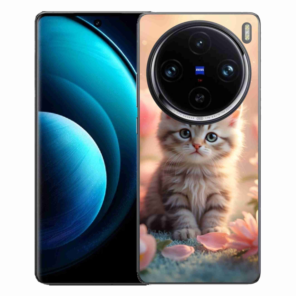 Gelový kryt mmCase na Vivo X100 Pro 5G - roztomilé kotě 8