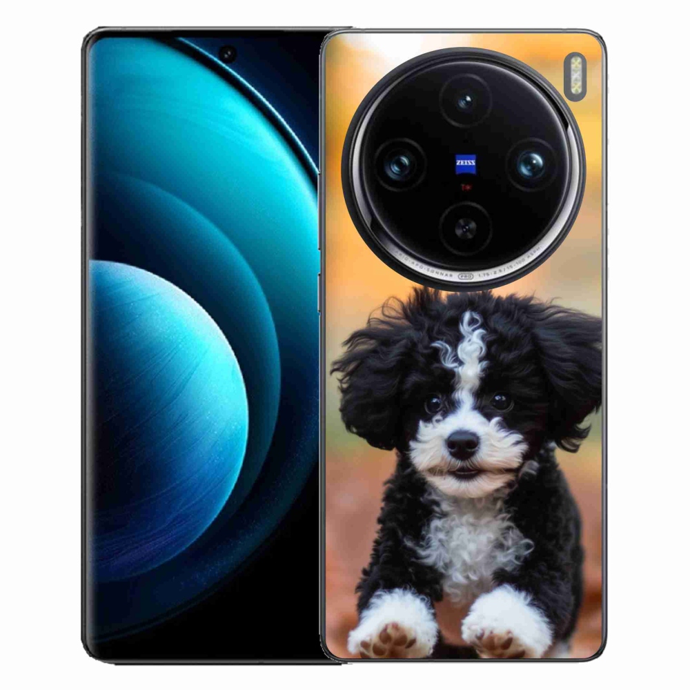 Gelový kryt mmCase na Vivo X100 Pro 5G - roztomilé štěně 2