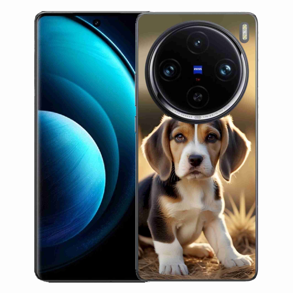 Gelový kryt mmCase na Vivo X100 Pro 5G - roztomilý bígl