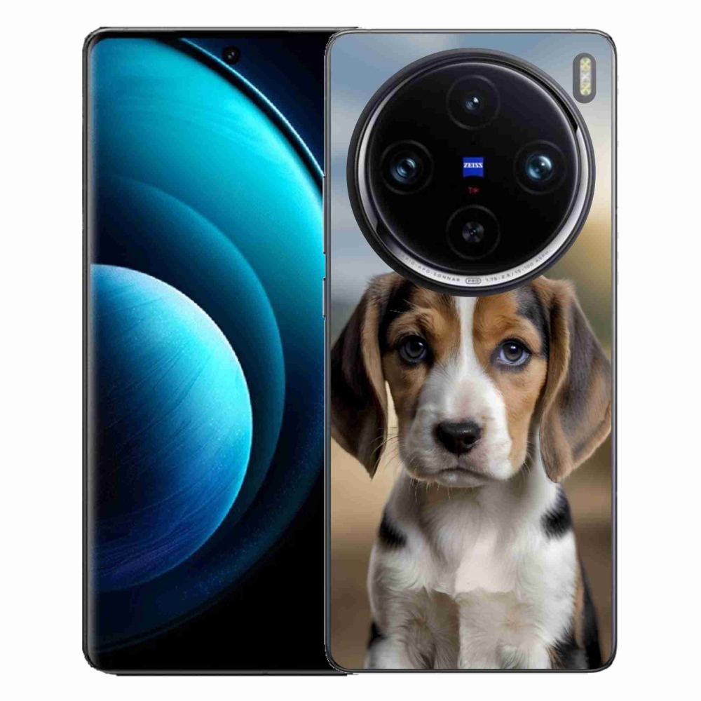 Gelový kryt mmCase na Vivo X100 Pro 5G - roztomilý bígl