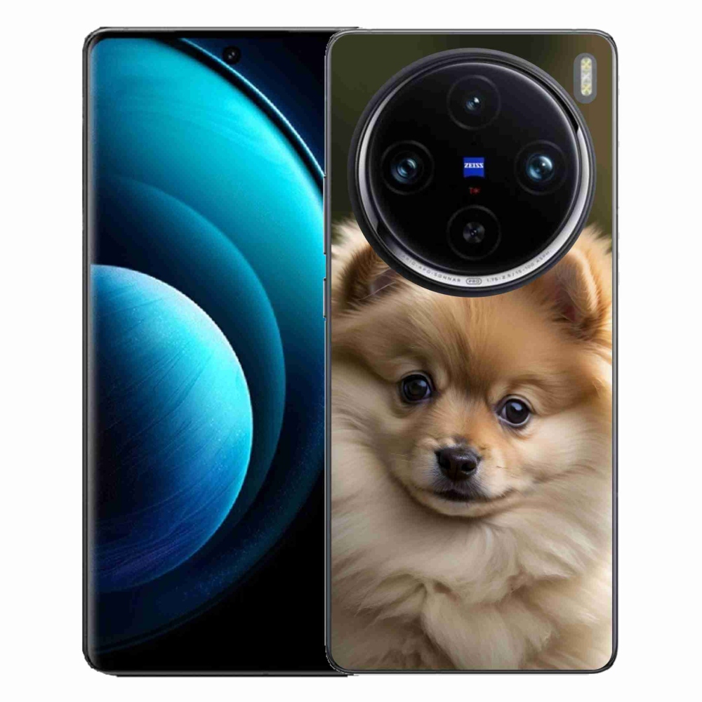 Gelový kryt mmCase na Vivo X100 Pro 5G - roztomilý pomeranian 2