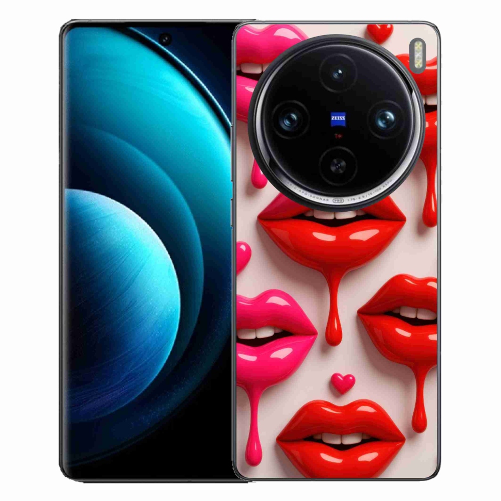 Gelový kryt mmCase na Vivo X100 Pro 5G - rty 2
