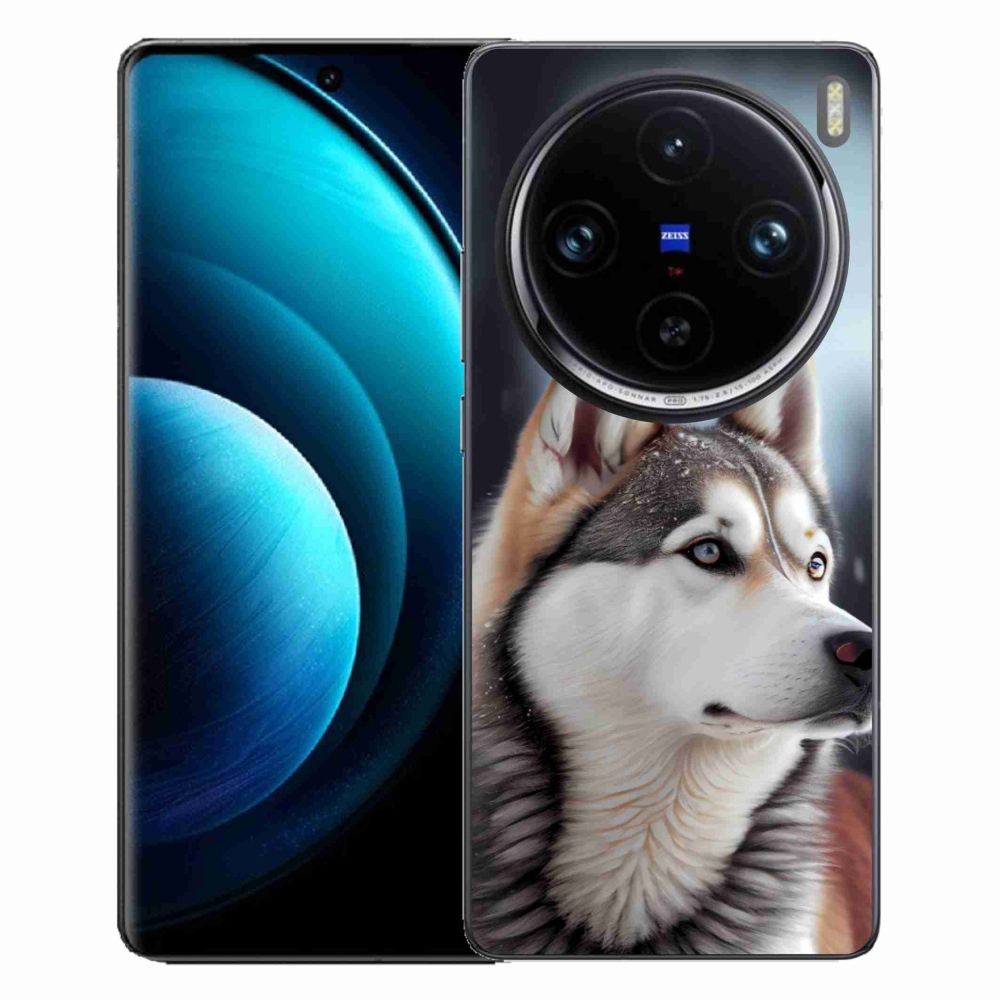 Gelový kryt mmCase na Vivo X100 Pro 5G - sibiřský husky