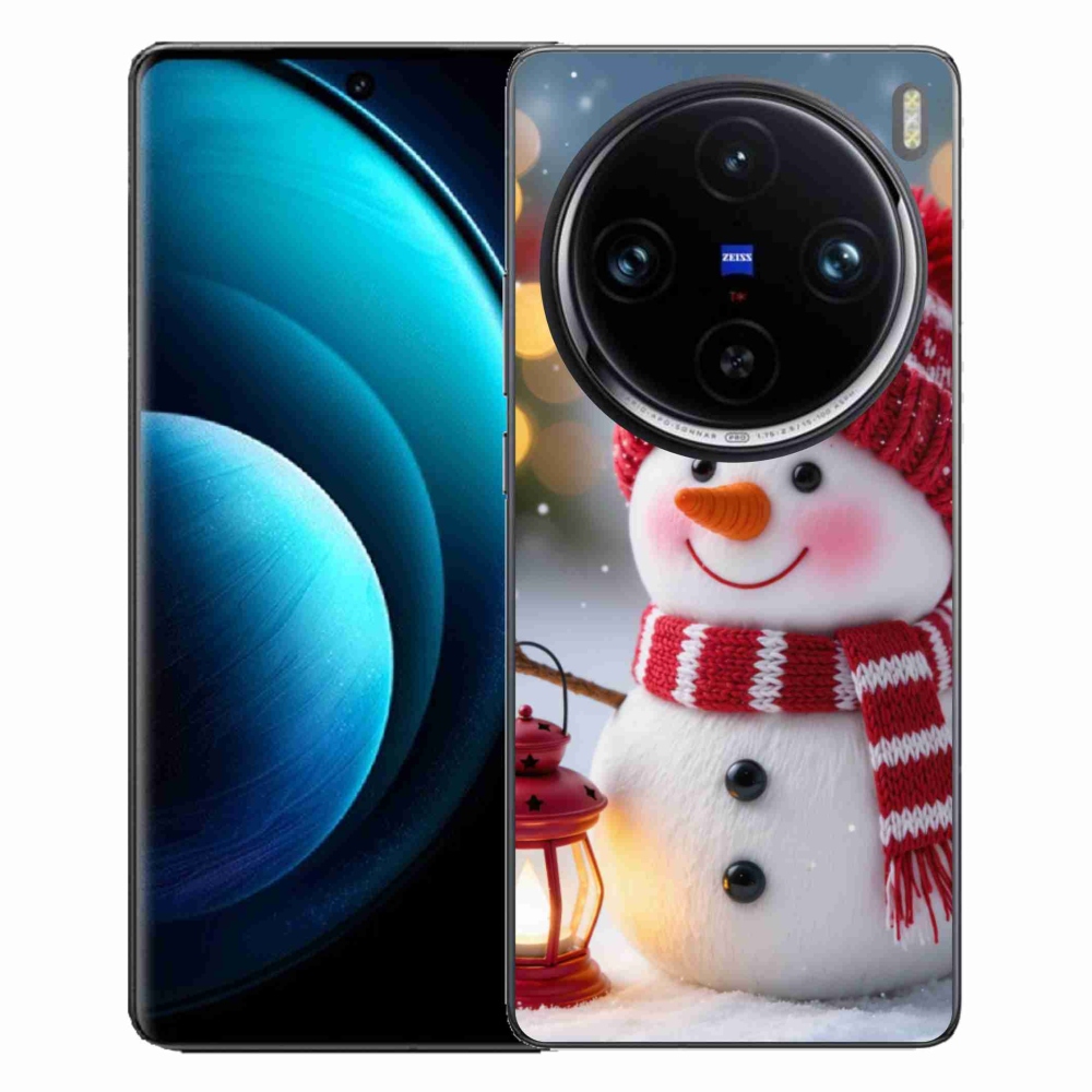 Gelový kryt mmCase na Vivo X100 Pro 5G - sněhulák 2