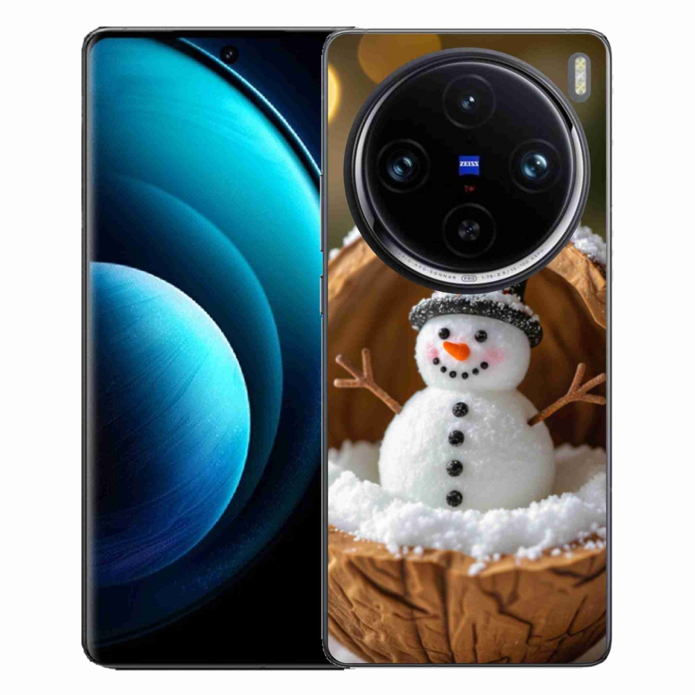 Gelový kryt mmCase na Vivo X100 Pro 5G - sněhulák 4