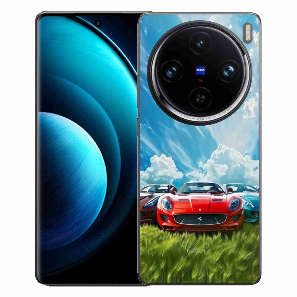Gelový kryt mmCase na Vivo X100 Pro 5G - sportovní vozy