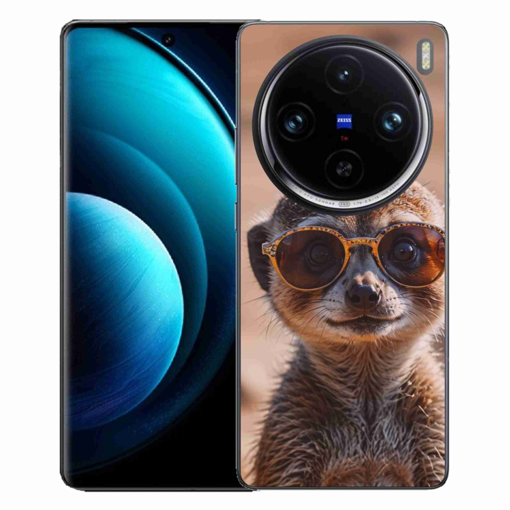Gelový kryt mmCase na Vivo X100 Pro 5G - stylová surikata