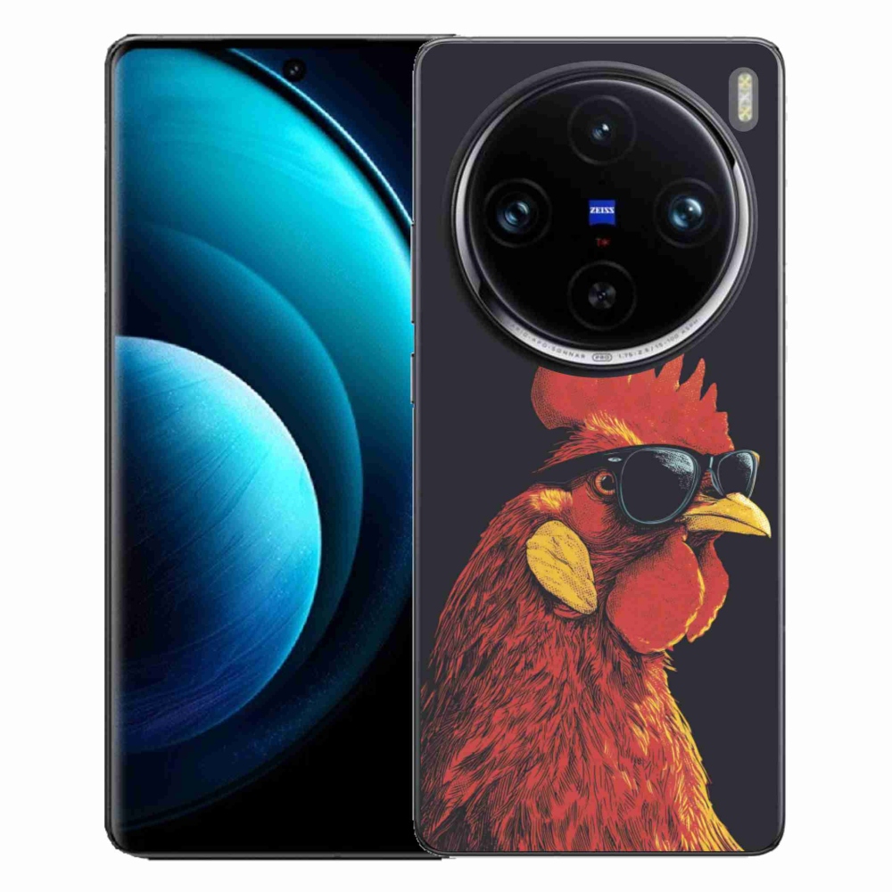 Gelový kryt mmCase na Vivo X100 Pro 5G - stylový kohout