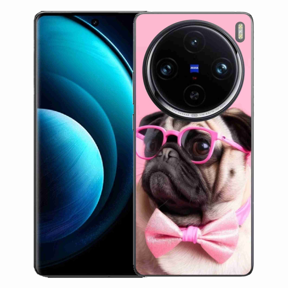 Gelový kryt mmCase na Vivo X100 Pro 5G - stylový mops