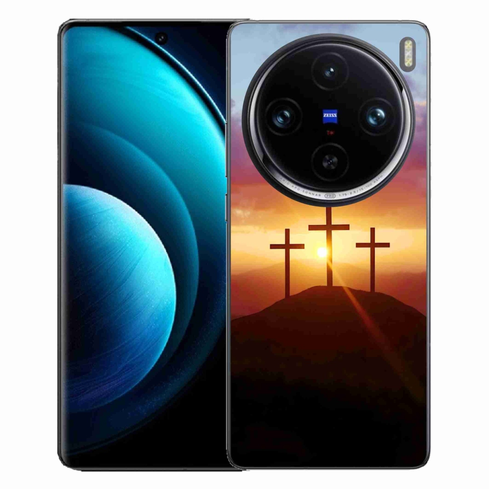 Gelový kryt mmCase na Vivo X100 Pro 5G - tři kříže