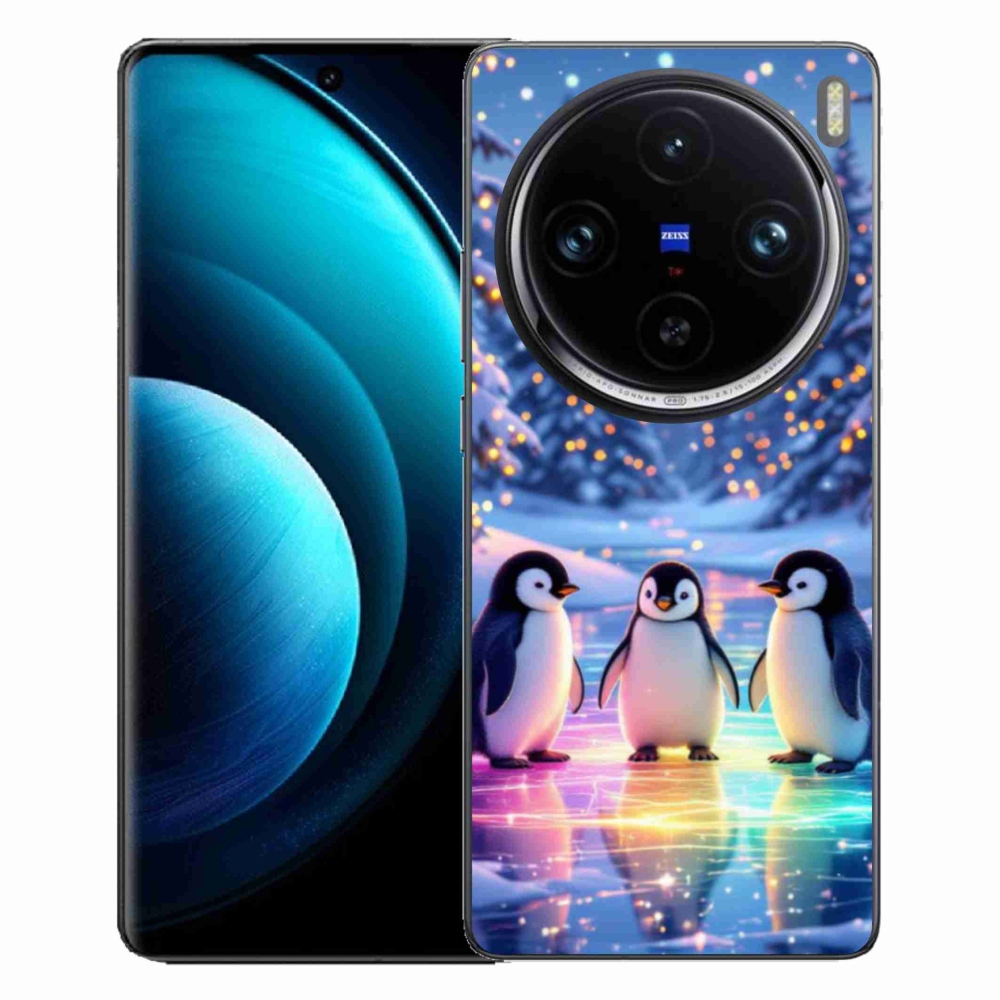 Gelový kryt mmCase na Vivo X100 Pro 5G - tučnáci