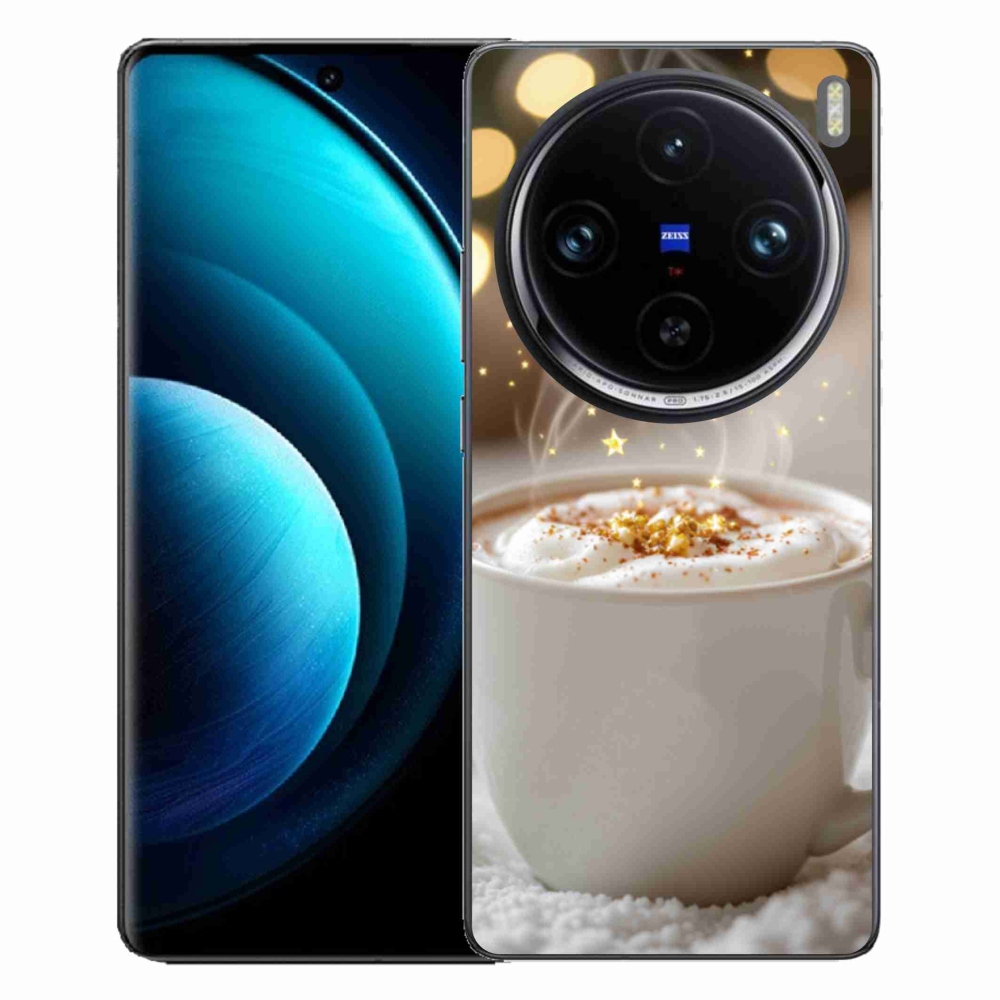Gelový kryt mmCase na Vivo X100 Pro 5G - vánoční horký nápoj