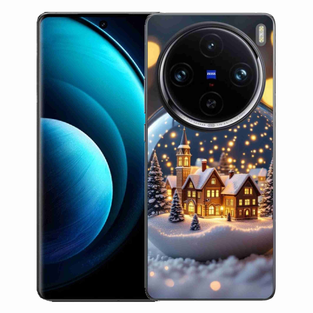 Gelový kryt mmCase na Vivo X100 Pro 5G - vánoční koule 4