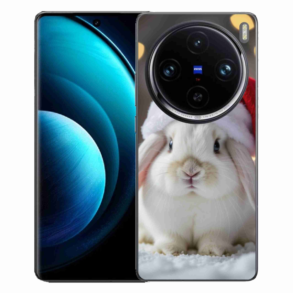 Gelový kryt mmCase na Vivo X100 Pro 5G - vánoční králík