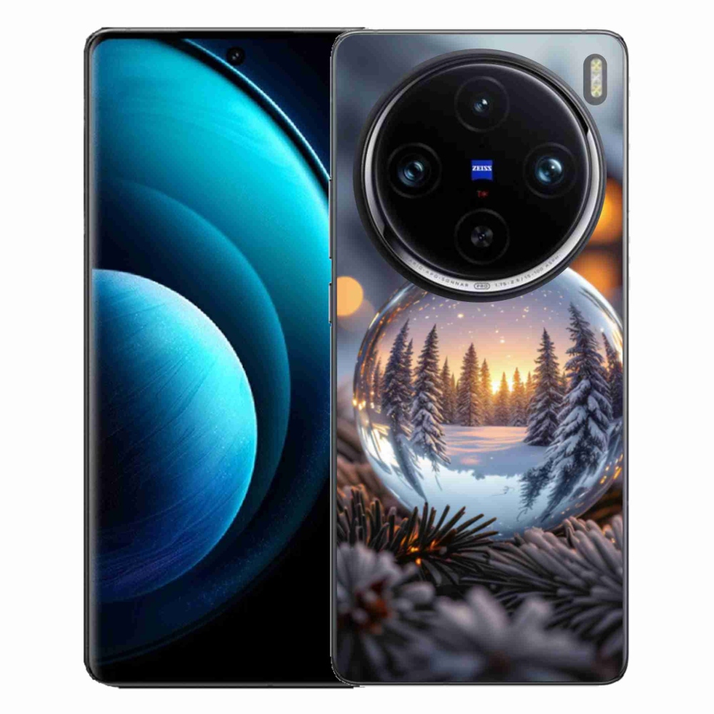 Gelový kryt mmCase na Vivo X100 Pro 5G - vánoční ozdoba
