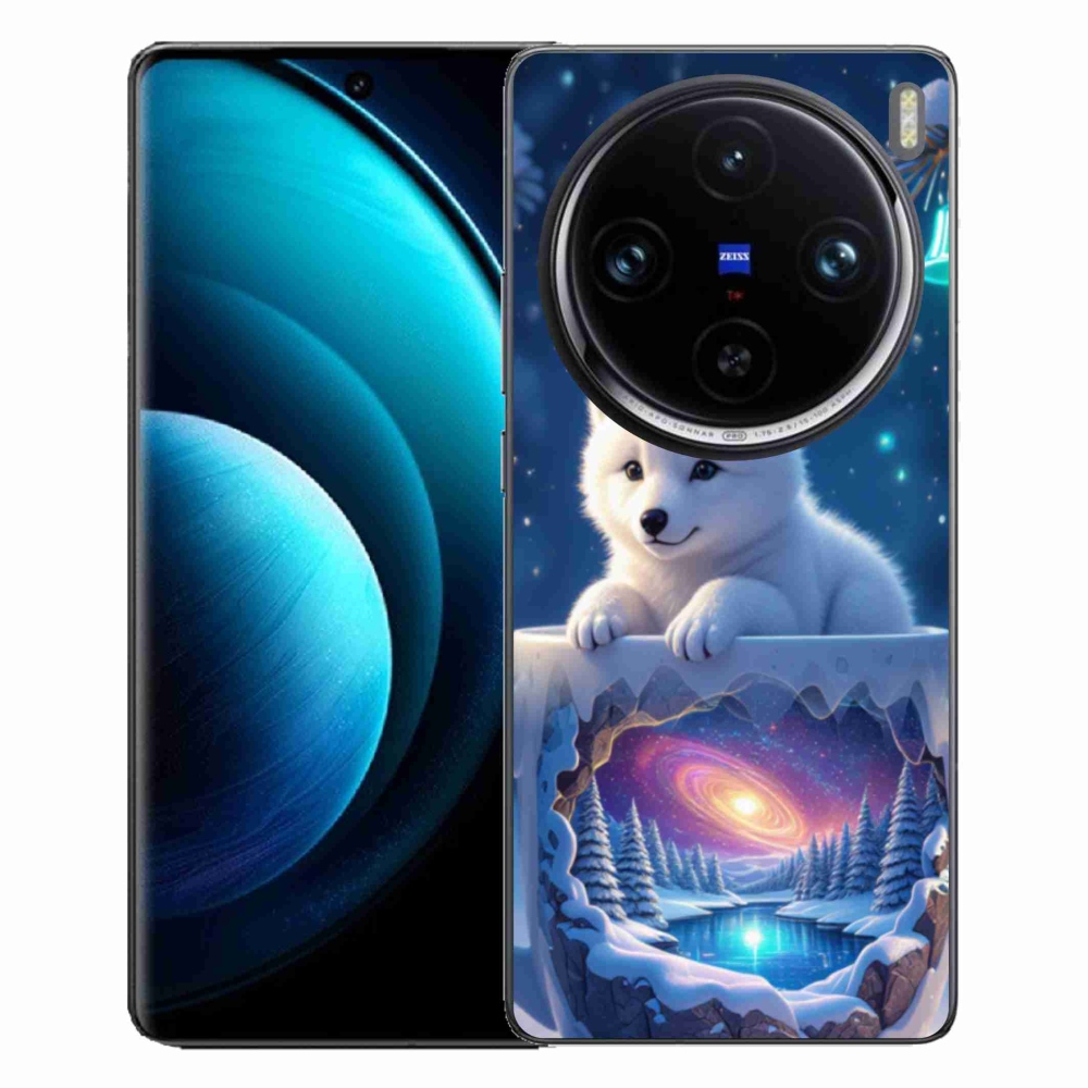 Gelový kryt mmCase na Vivo X100 Pro 5G - vánoční štěně