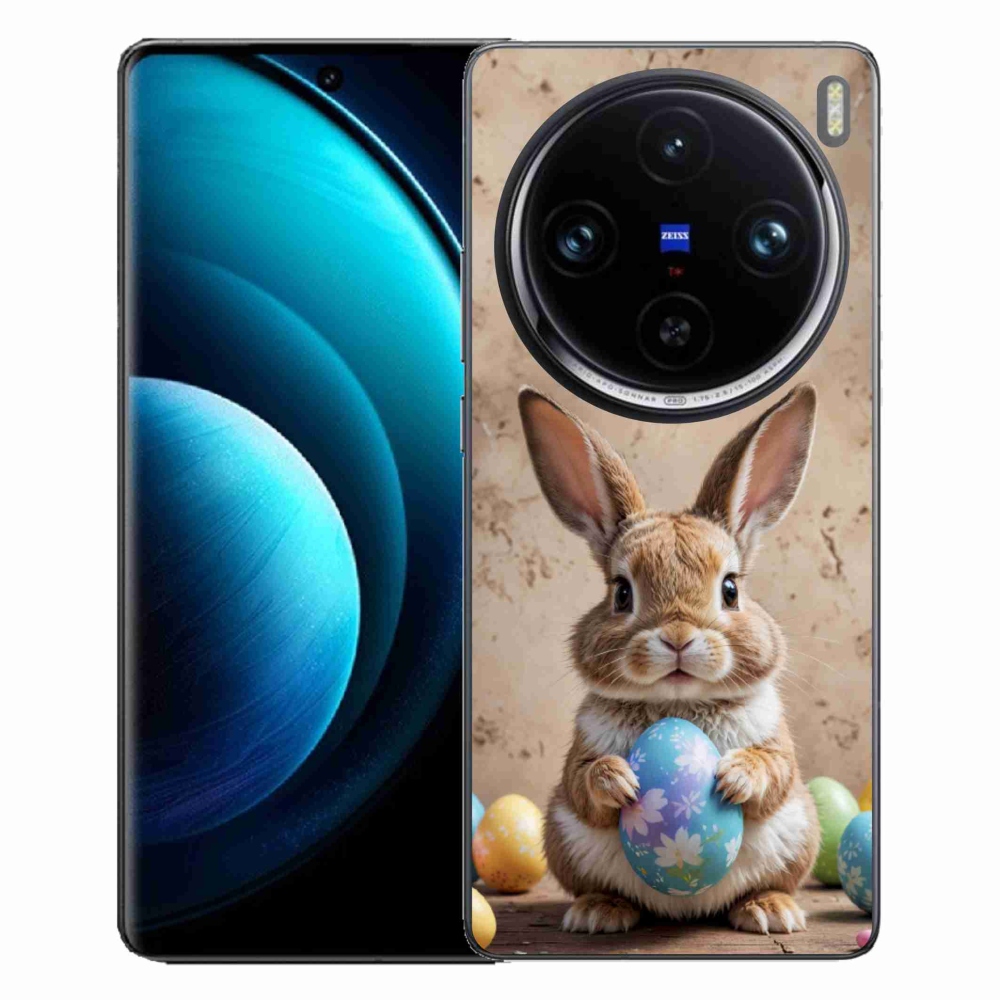 Gelový kryt mmCase na Vivo X100 Pro 5G - velikonoční králíček