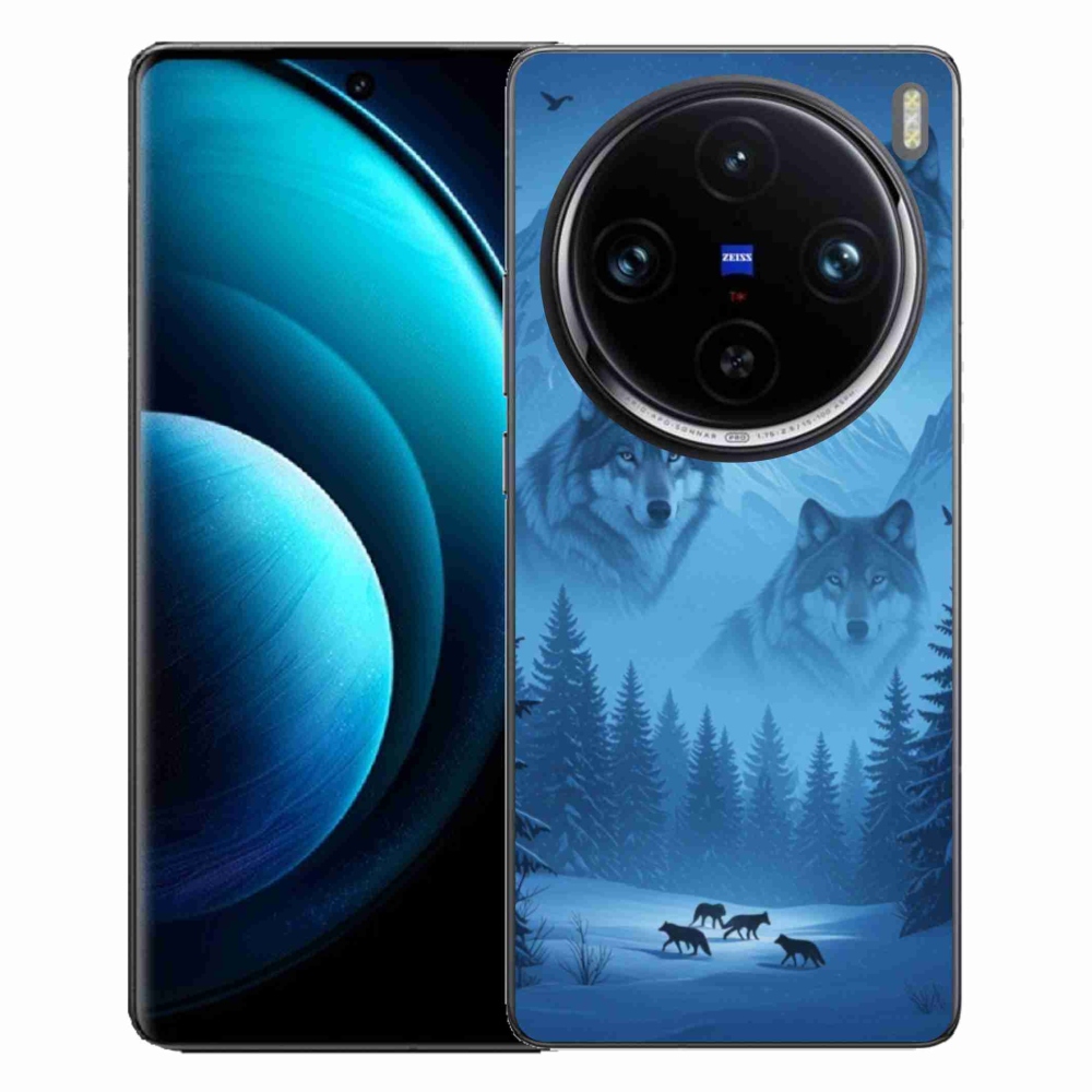 Gelový kryt mmCase na Vivo X100 Pro 5G - vlčí smečka