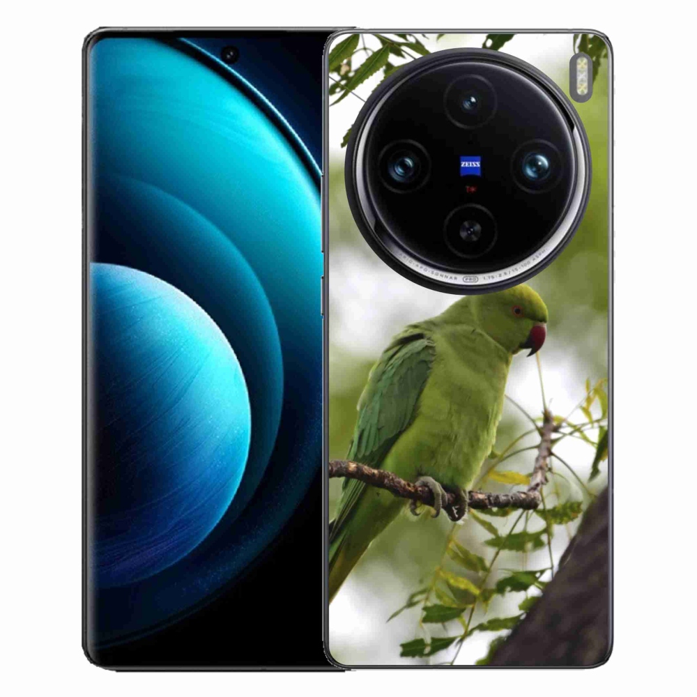 Gelový kryt mmCase na Vivo X100 Pro 5G - zelený papoušek