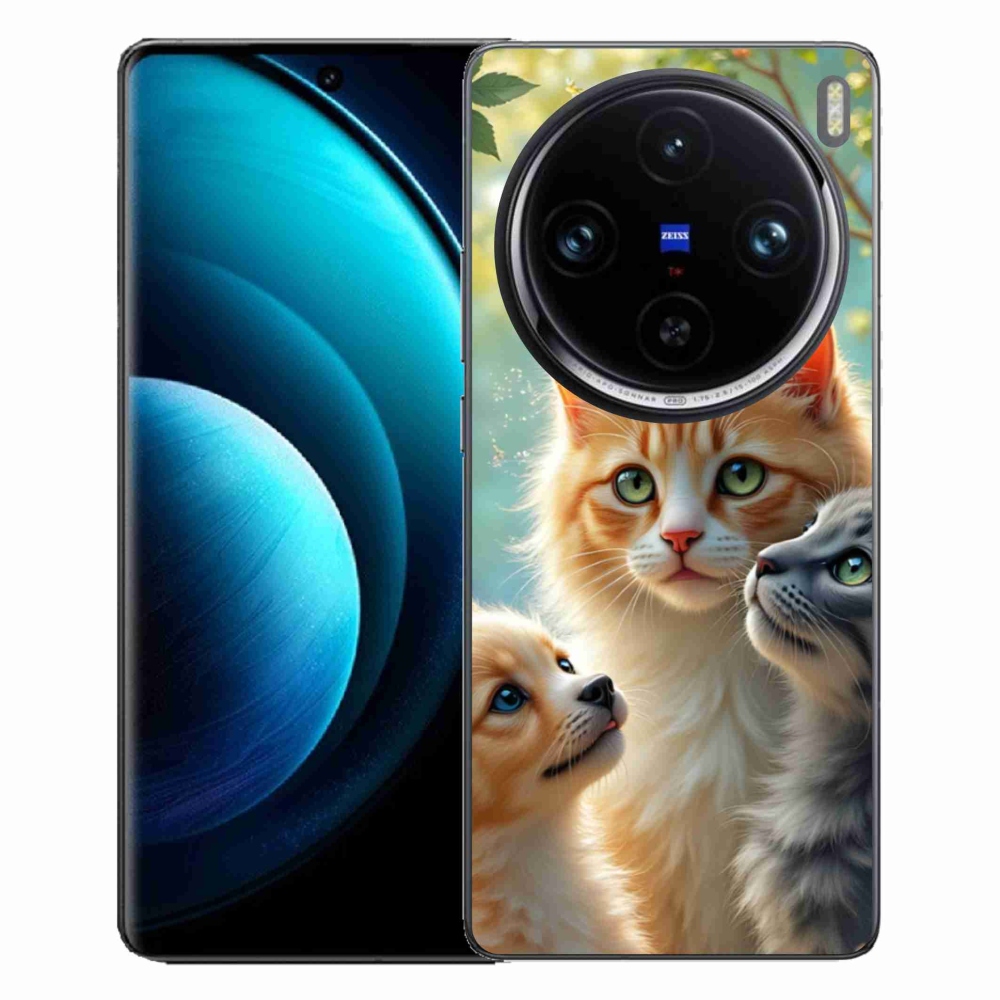 Gelový kryt mmCase na Vivo X100 Pro 5G - zvířecí přátelství 2