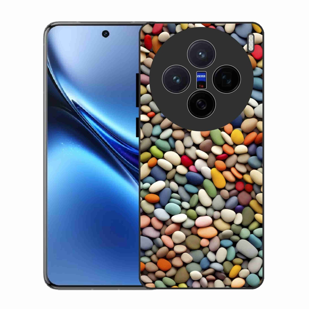 Gelový kryt mmCase na Vivo X200 5G - barevné kamínky 2