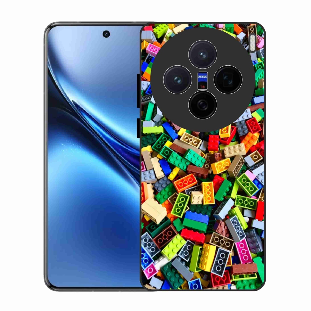 Gelový kryt mmCase na Vivo X200 5G - barevné stavební kostky