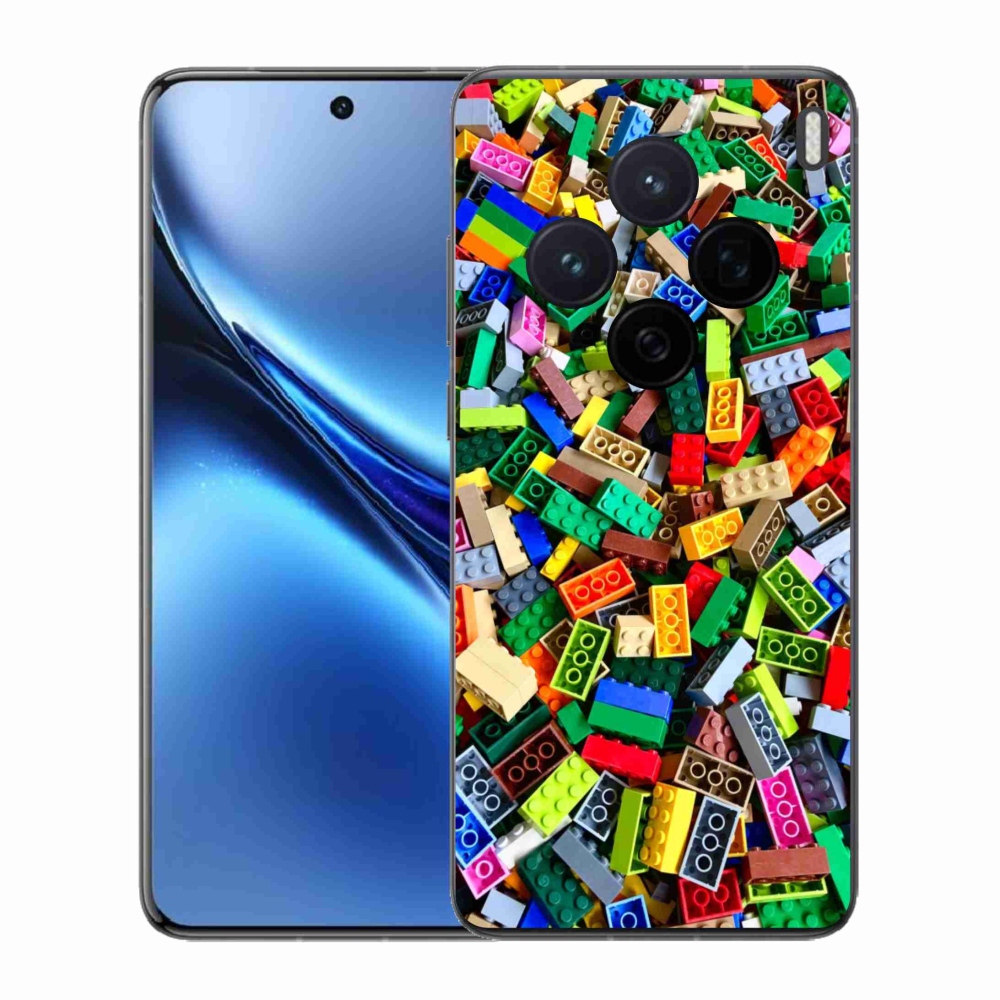 Gelový kryt mmCase na Vivo X200 5G - barevné stavební kostky