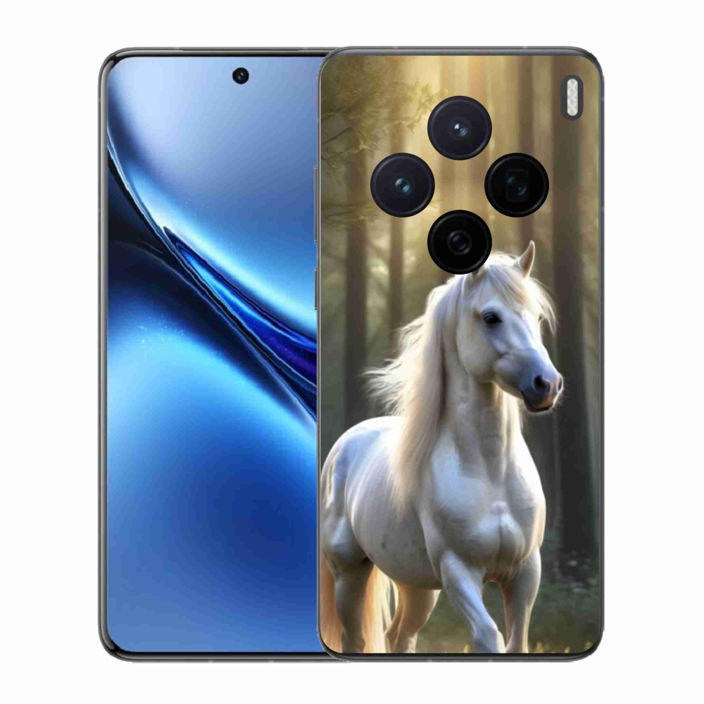 Gelový kryt mmCase na Vivo X200 5G - bílý kůň 3