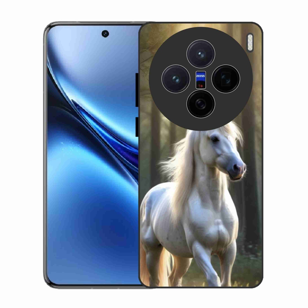 Gelový kryt mmCase na Vivo X200 5G - bílý kůň 3