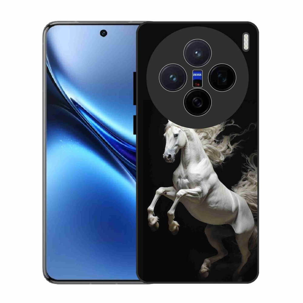 Gelový kryt mmCase na Vivo X200 5G - bílý kůň 4