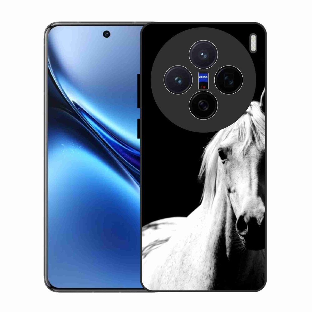 Gelový kryt mmCase na Vivo X200 5G - bílý kůň 5