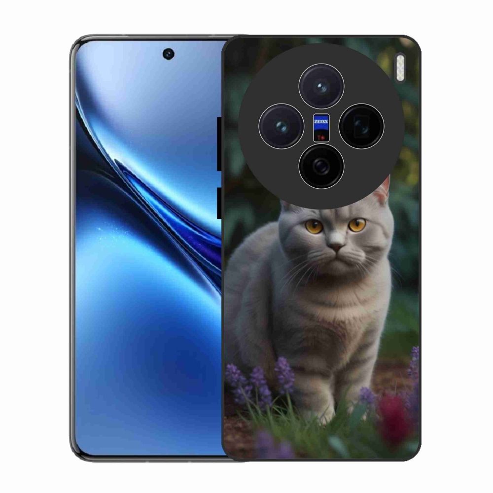 Gelový kryt mmCase na Vivo X200 5G - britská kočka