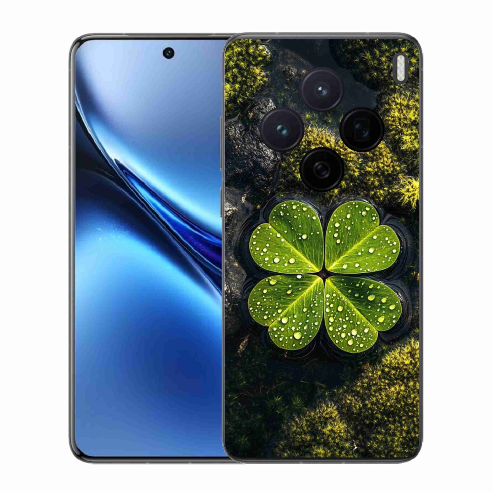 Gelový kryt mmCase na Vivo X200 5G - čtyřlístek