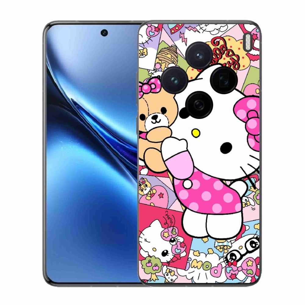 Gelový kryt mmCase na Vivo X200 5G - cute kitty