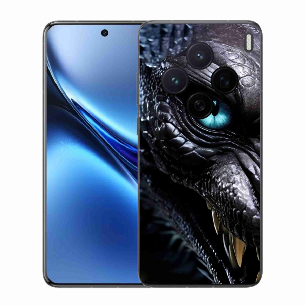 Gelový kryt mmCase na Vivo X200 5G - dračí pohled