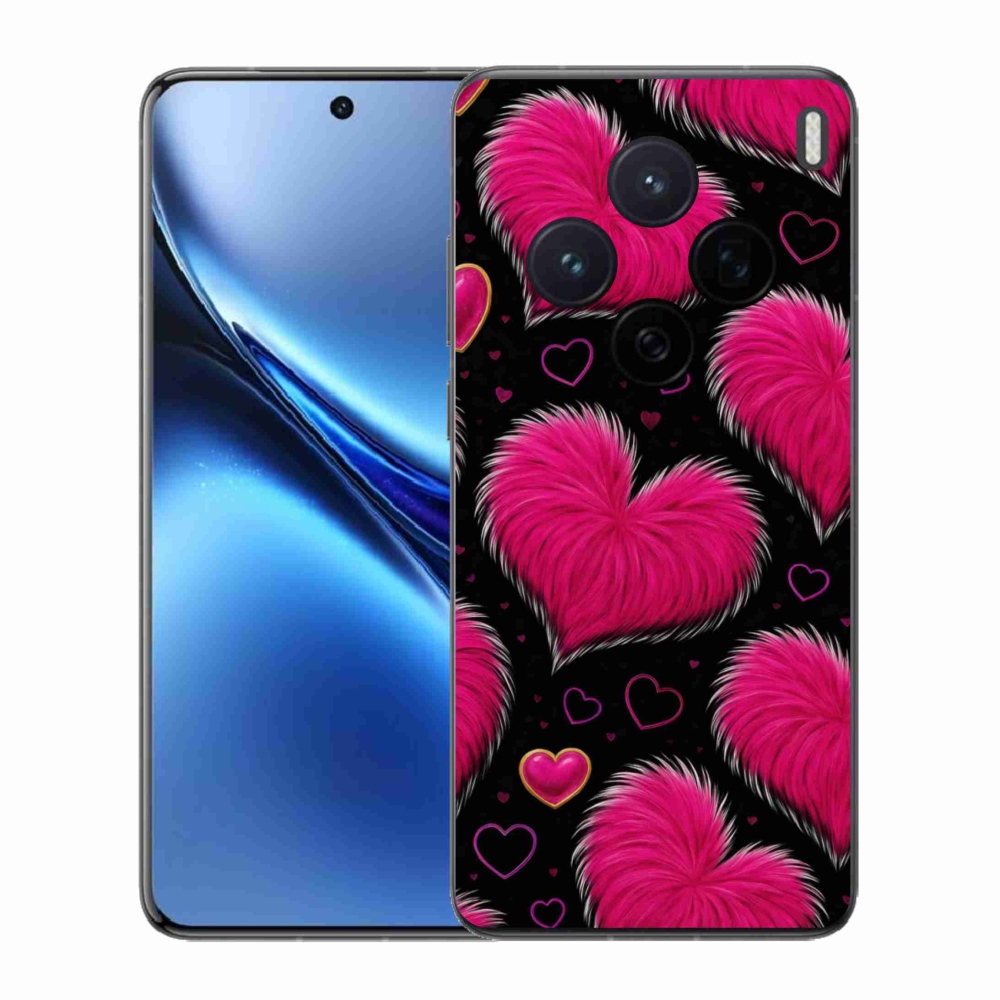 Gelový kryt mmCase na Vivo X200 5G - hebká srdce