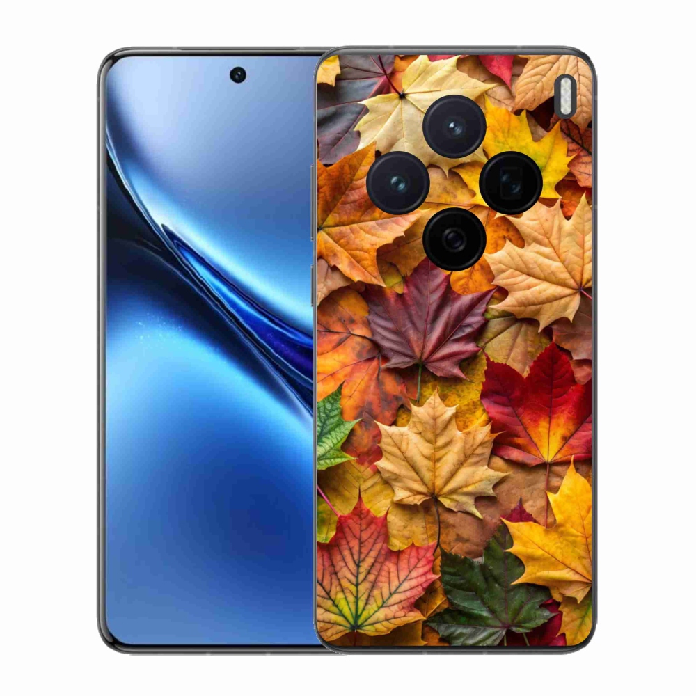 Gelový kryt mmCase na Vivo X200 5G - javorové listy 2