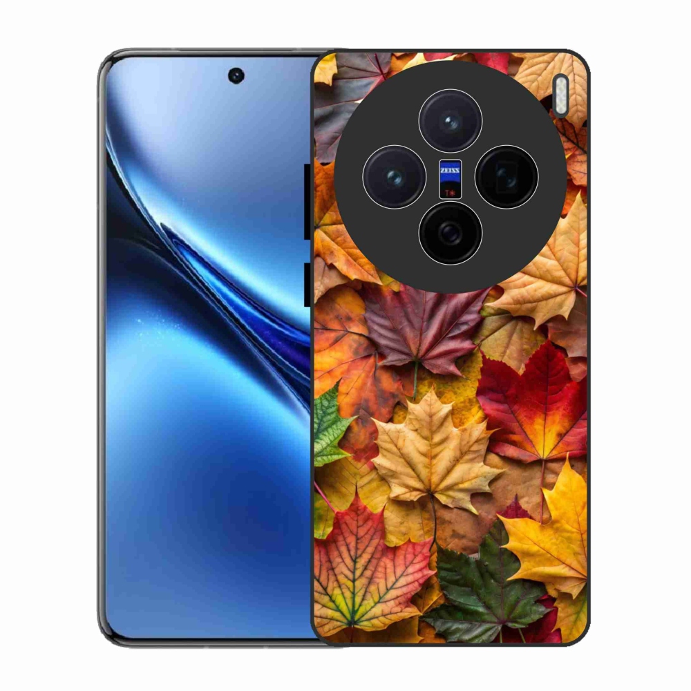 Gelový kryt mmCase na Vivo X200 5G - javorové listy 2