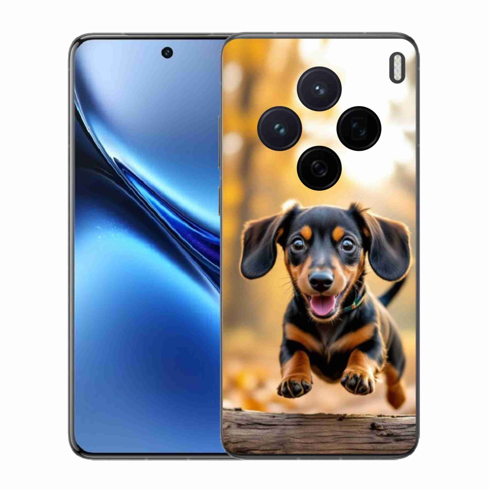 Gelový kryt mmCase na Vivo X200 5G - jezevčík 2