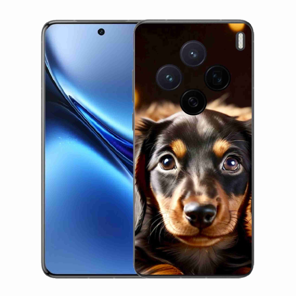 Gelový kryt mmCase na Vivo X200 5G - jezevčík