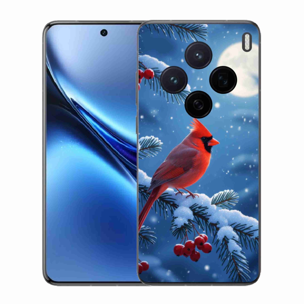 Gelový kryt mmCase na Vivo X200 5G - kardinál červený